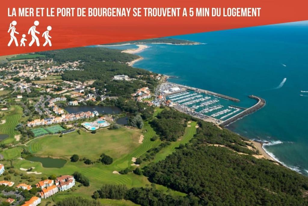 Talmont-Saint-Hilaire "Le Filet Du Lac" Appartement Atypique, 5 Personnes, Duplex, Vue Lac, Acces Parc Aquatique Gratuit מראה חיצוני תמונה